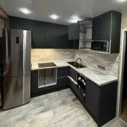 Кухня Графит Шарли Green