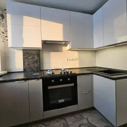 Кухня Софт серый 1
